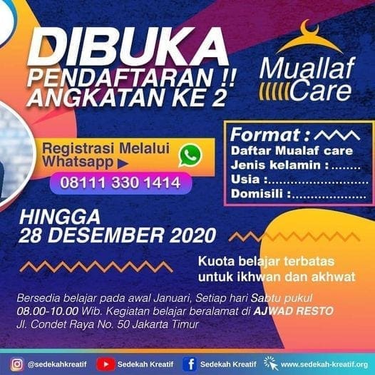 Bismillah dari instagram @sedekahkreatif    Assalamu’alaykum Warohmatullahi Wabarokatuh. ALHAMDULILLAH KEMBALI DIBUKA PE…