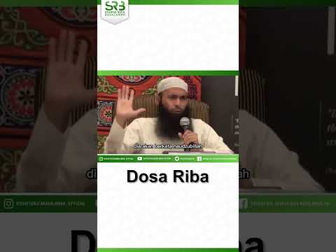 Dosa Riba – Ustadz Dr Syafiq Riza Basalamah MA