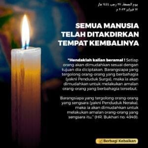 takdir tempat kembali manusia