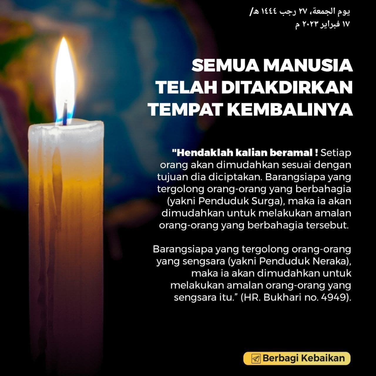 Takdir Tempat Kembali Manusia Takdir Tempat Kembali Manusia