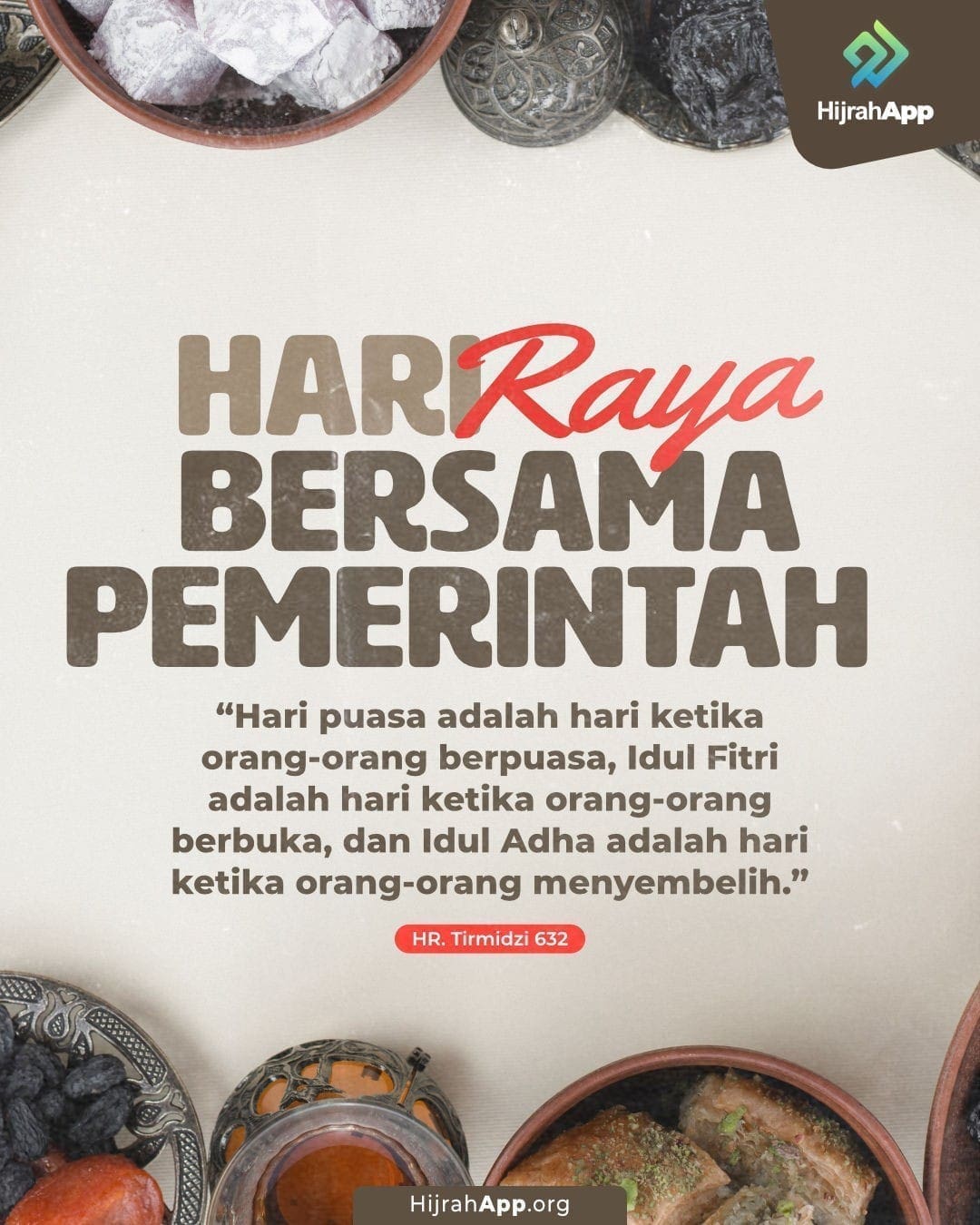 Puasa dan Berhari Raya Bersama Pemerintah