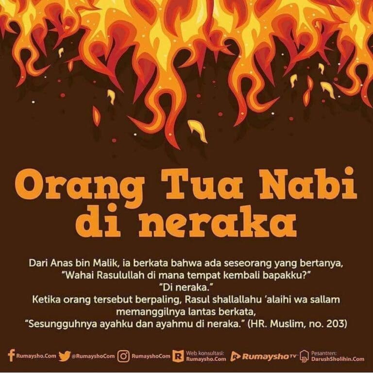 Benarkah Orang Tua Nabi Mati Kafir? Benarkah Orang Tua Nabi Mati Kafir?