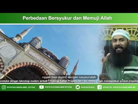 Perbedaan Bersyukur dan Memuji Allah