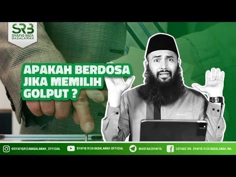 Apakah Berdosa Jika Memilih Golput?