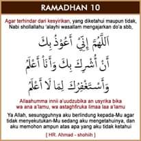 10 RAMADHAN 1445