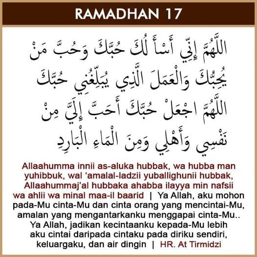 17 RAMADHAN 1445