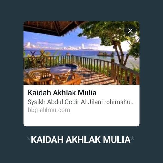 KAIDAH AKHLAK MULIA

Syaikh Abdul Qodir Al Jilani rohimahullah berkata,
.
كن مع …