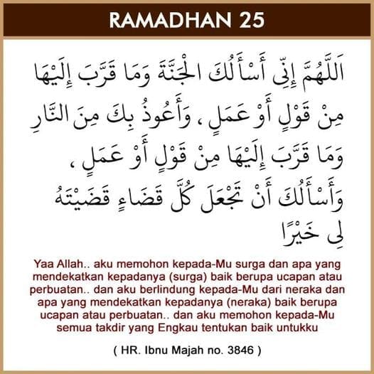 25 RAMADHAN 1445