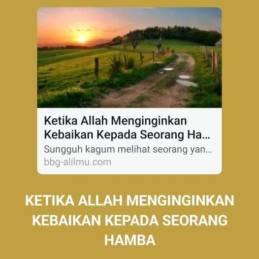 KETIKA ALLAH MENGINGINKAN KEBAIKAN KEPADA SEORANG HAMBA

Sungguh kagum melihat s…