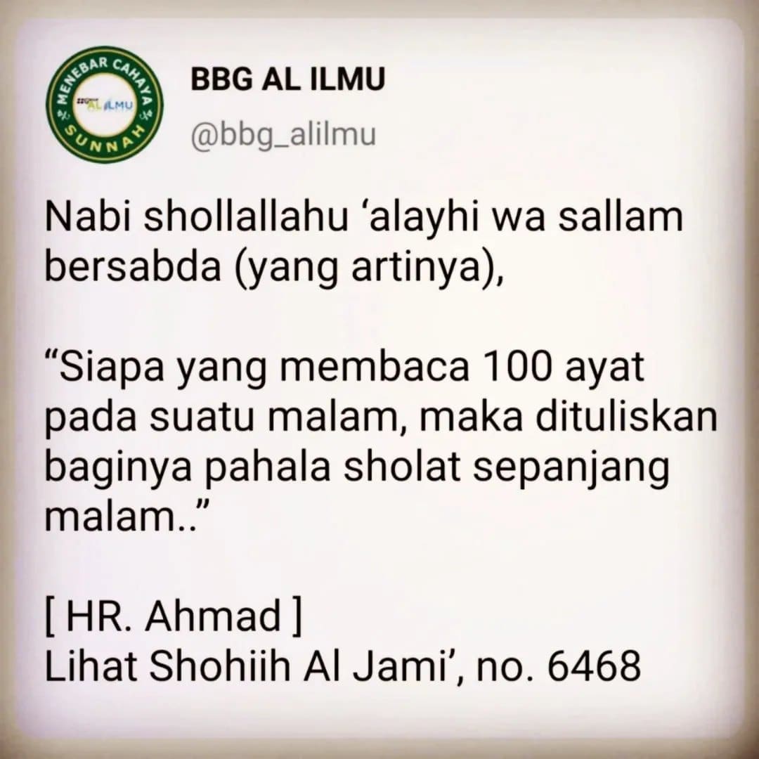 JANGAN LEWATKAN AMALAN SUNNAH INI DI SETIAP MALAM

mari kita perbanyak amal keba…