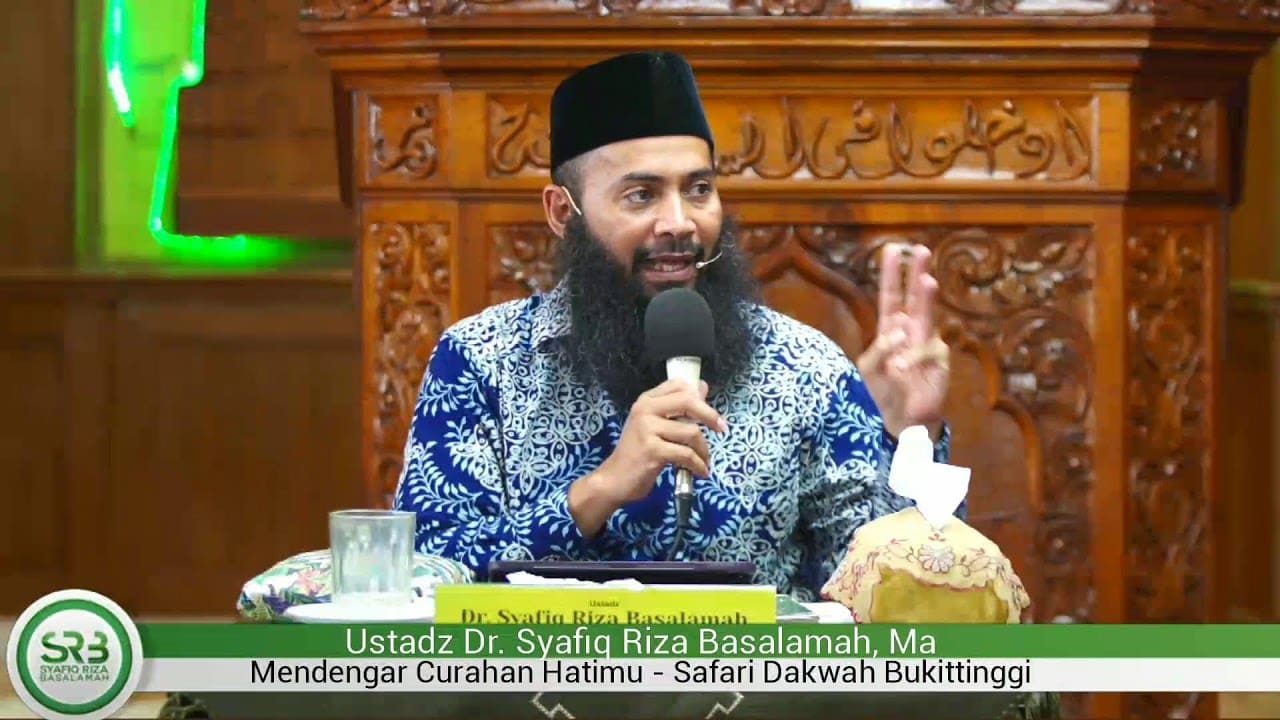 Mendengarkan Curahan hatimu  –  Ustadz DR Syafiq Riza Basalamah MA