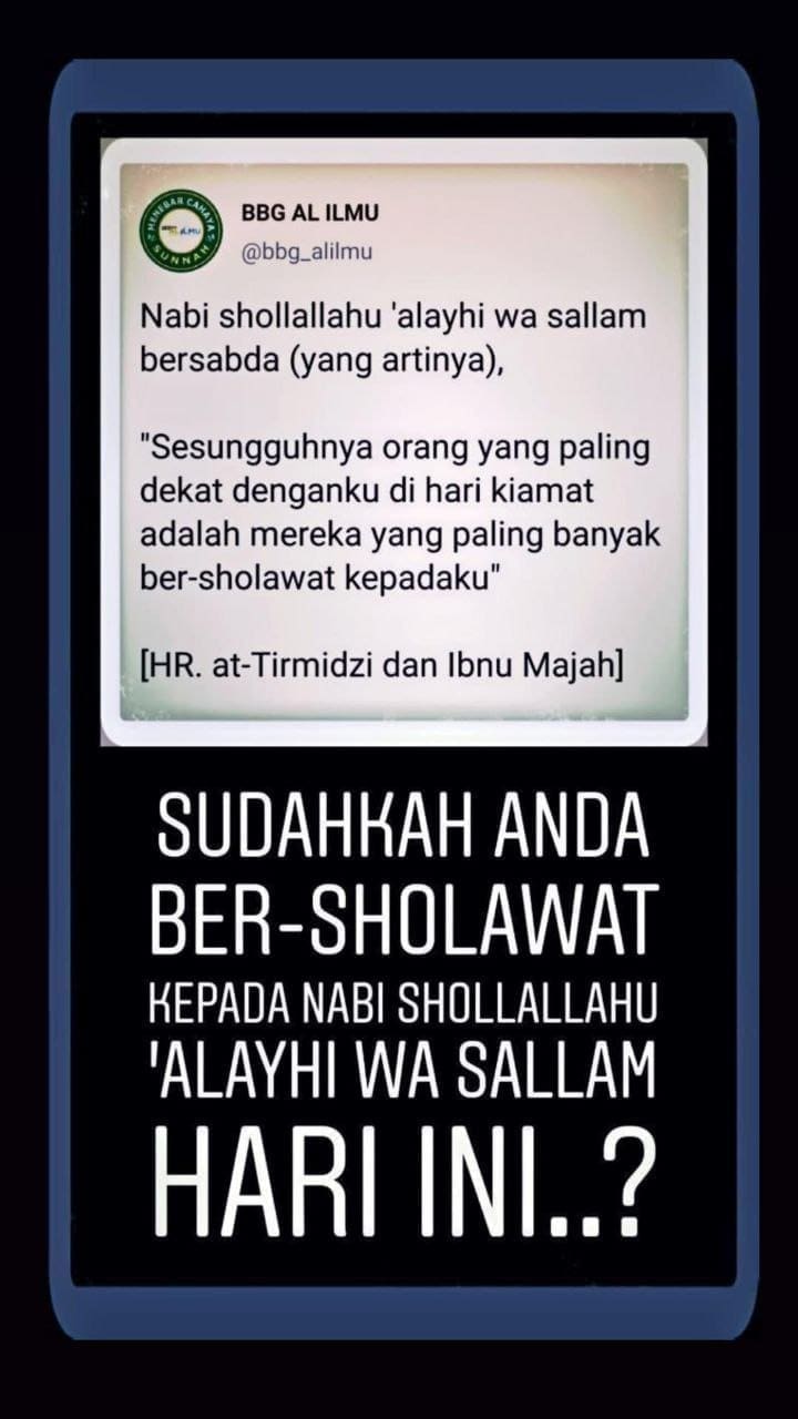 Allaahumma sholli wa sallim ‘alaa Muhammad