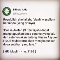 JANGAN LUPA UNTUK PUASA AROFAH BESOK TANGGAL 9 DZULHIJJAH
 =======
 MENGAPA DISE…