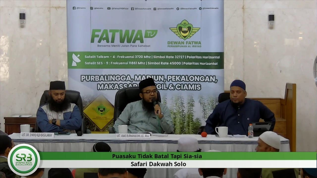 Puasaku Tidak Batal Tapi Sia-sia – Ustadz DR Syafiq Riza Basalamah MA