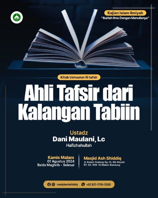 *HADIRILAH KAJIAN KAMIS PEKAN INI*(terbuka untuk umum kaum muslimin dan muslima…