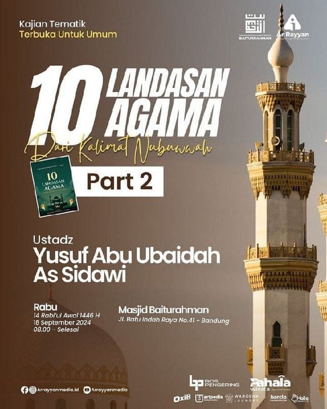 _Bismillah…_ *Ustadz Yusuf Abu Ubaidah As Sidawi Hafizhahullah* *Pukul 08.00 W…