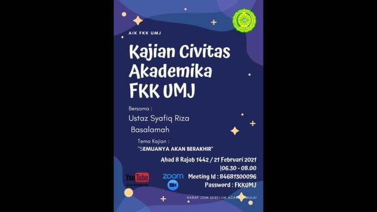 Semuanya Akan Berakhir – Ustadz Dr. Syafiq Riza Basalamah, M.A. Semuanya Akan Berakhir – Ustadz Dr. Syafiq Riza Basalamah, M.A.