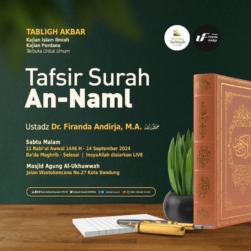 *TABLIGH AKBAR**Kajian Islam Ilmiah*Terbuka Untuk Umum—————Sabtu Malam…