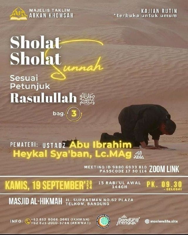 _Bismillah…_Pemateri: *Ustadz Abu Ibrohim Heykal Sya’ban, Lc., MA.  Hafizhahul…