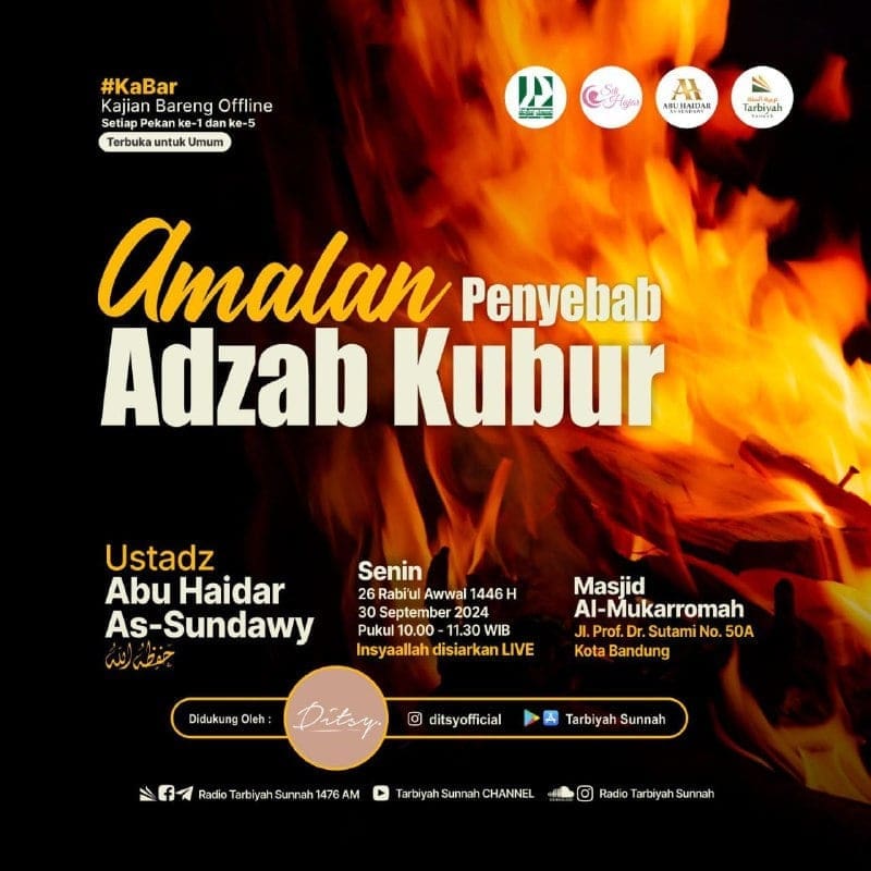 *#KaBar*Kajian Bareng Offline_Terbuka Untuk Umum_———-Senin,26 Rabi’ul Awwa…