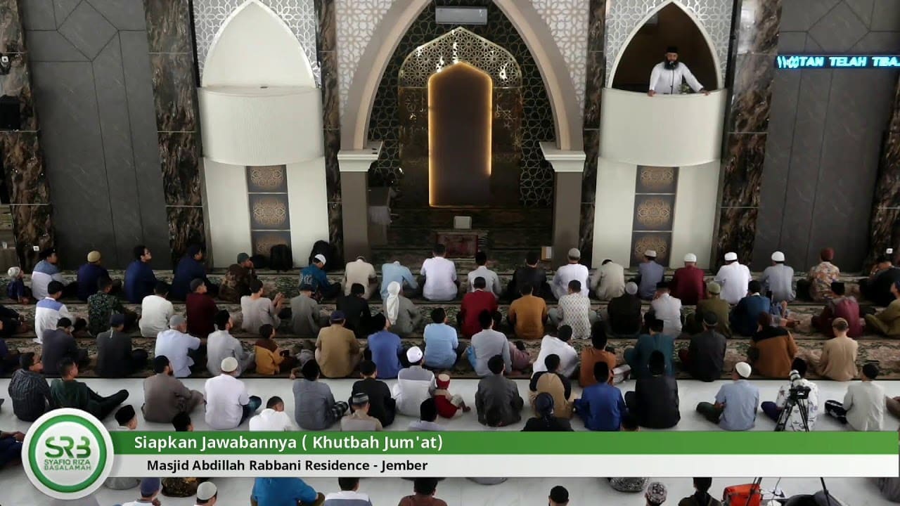 Khutbah Jum'at – Siapkan Jawabannya – Ustadz DR Syafiq Risa Basalamah MA