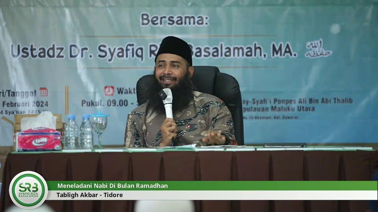 Meneladani Nabi di Bulan Ramadhan – Ust. Dr. Syafiq Riza Basalamah, MA