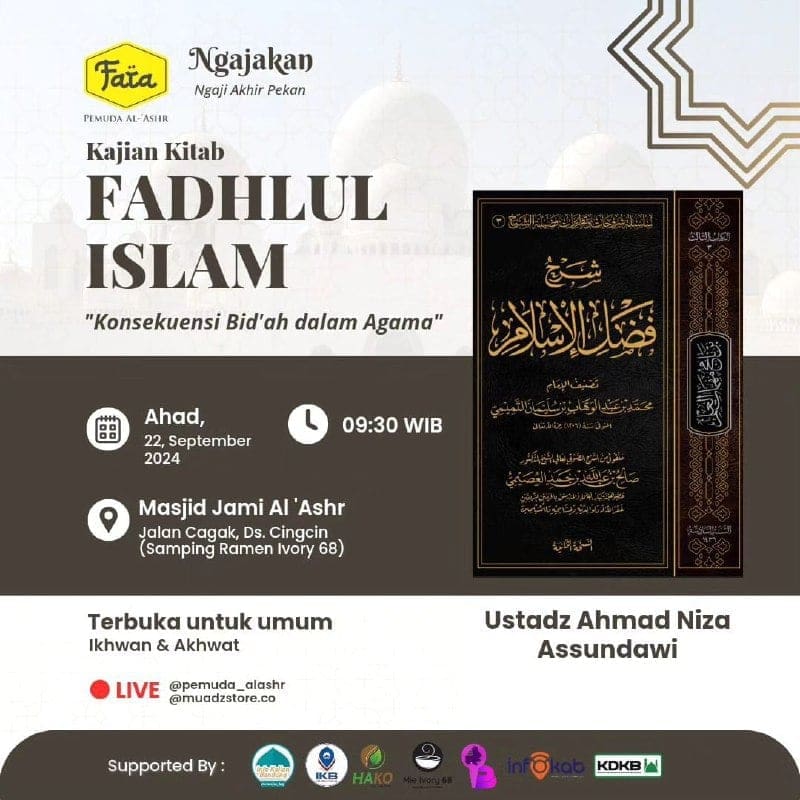 ﷽Program NGAJAKAN (Ngaji Akhir Pekan) bersama FATA @pemuda_alashr kembali hadir …