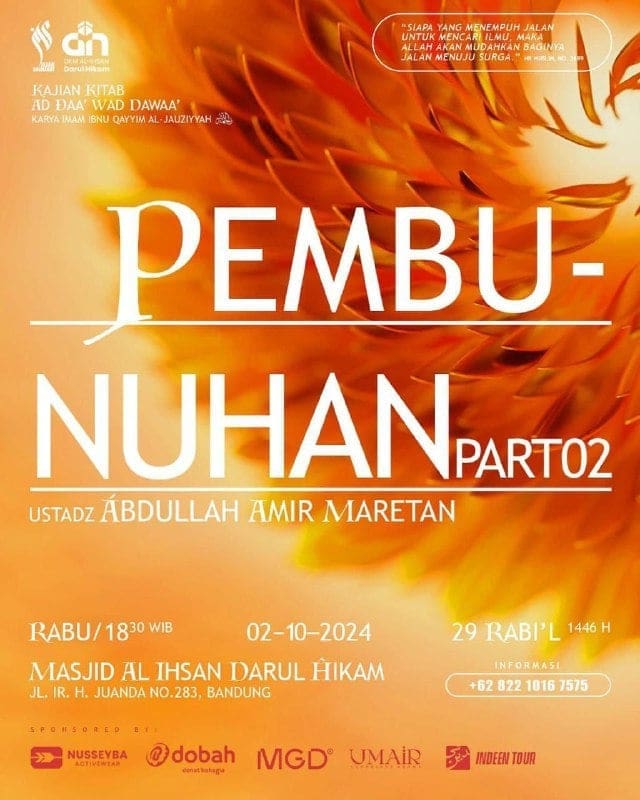 _Bismillah…_  Pemateri : *Ustadz Abdullah Amir Maretan Hafizhahullah* *Pukul 1…