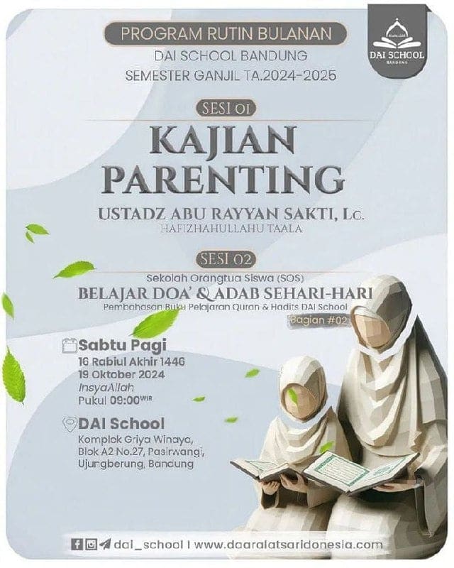 _Bismillah…_ *Ustadz Abu Rayyan Sakti, Lc. Hafizhahullah* *Pukul 09.00 WIB – S…