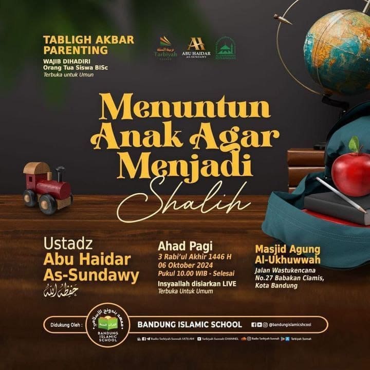 _Bismillah…_Pemateri : *Ustadz Abu Haidar As-Sundawy Hafizhahullah* *Pukul 10….