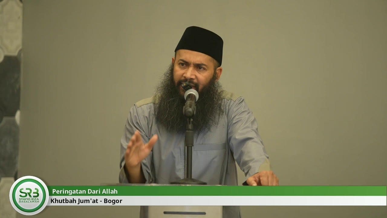 Khutbah Jum'at – Ustadz DR Syafiq Riza Basalamah MA
