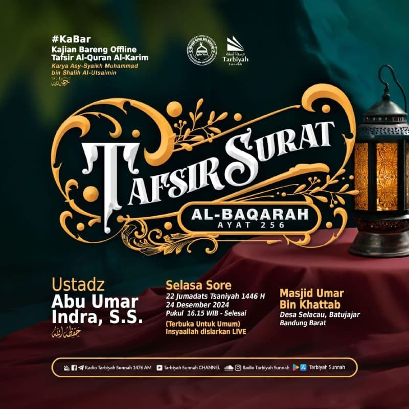 *KAJIAN TAFSIR AL-BAQARAH**#KaBar*Kajian Bareng OfflineYayasan Tarbiyah Sunnah–…
