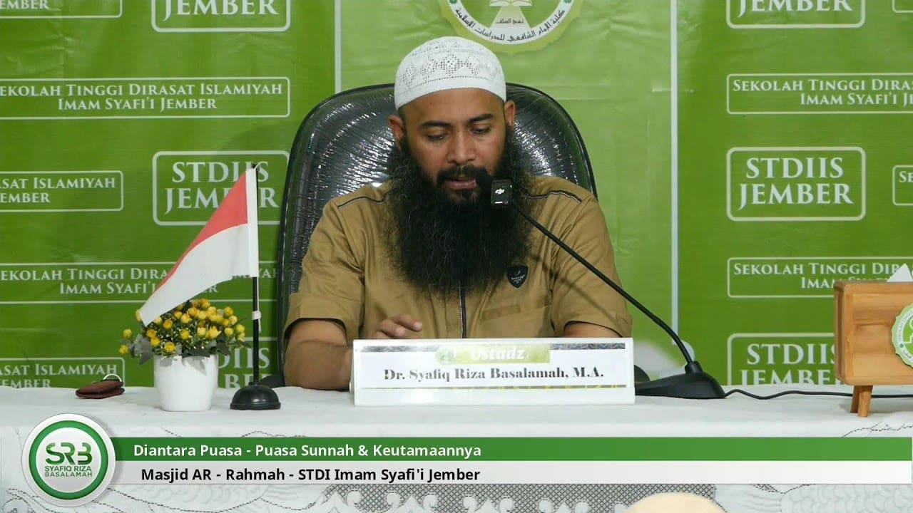 Diantara Puasa- Puasa Sunnah & Keutamaannya – Ustadz DR Syafiq Riza Basalamah MA