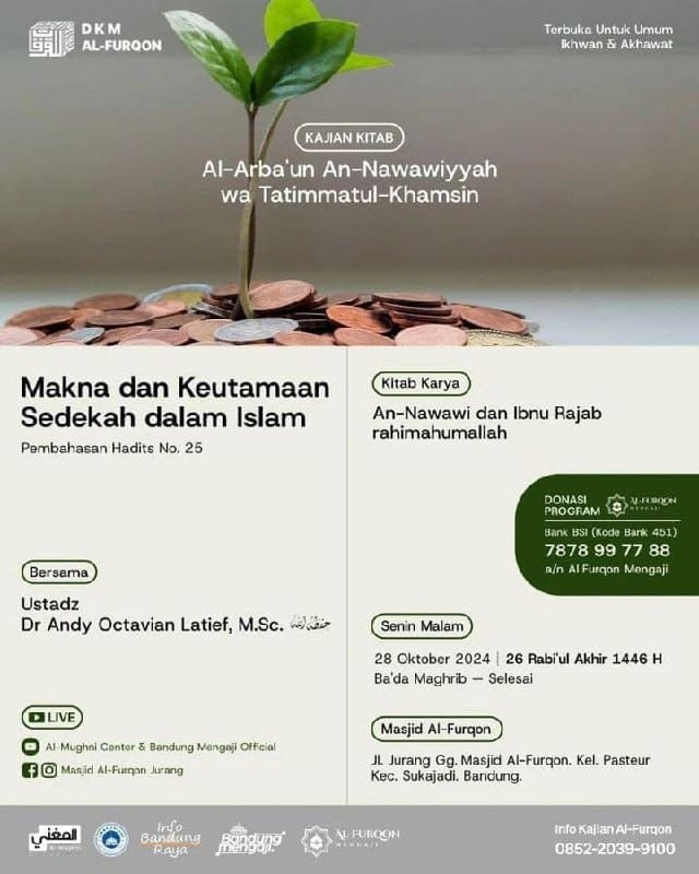 _Bismillah…_Pemateri : *Ustadz Dr. Andy Octavian Latief, M.Sc Hafizhahullah* *…