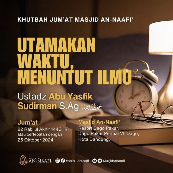 _Bismillah…_ *Ustadz Abu Yasfik Sudirman, S.Ag. Hafizhahullah* *KHUTBAH & …