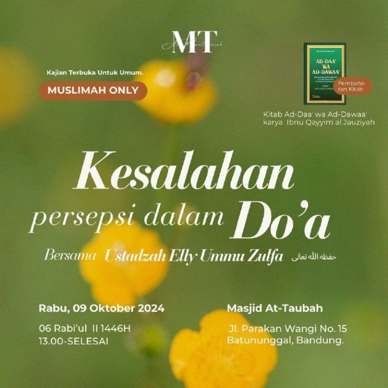 _Bismillah…_ *Khusus Muslimah*Pemateri: *Ustadzah Elly Ummu Zulfa  Hafizhahall…