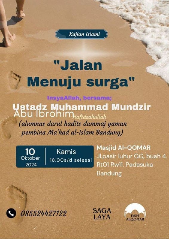 _Bismillah…_Pemateri : *Ustadz Muhammad Mundzir Abu Ibrohim Hafizhahullah* *Pu…