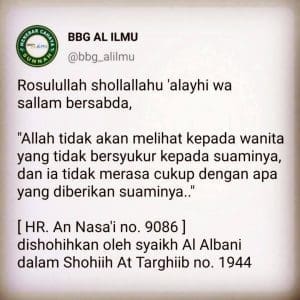 SUAMI DAN ISTRI SALING MENDO'AKAN KEBAIKAN 

salah satu bentuk syukur seorang is...