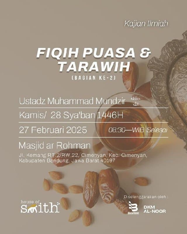 _Bismillah…_Pemateri: *Ustadz Muhammad Mundzir Hafizhahullah* *Pukul 08.30 WIB… _Bismillah…_Pemateri: *Ustadz Muhammad Mundzir Hafizhahullah* *Pukul 08.30 WIB…