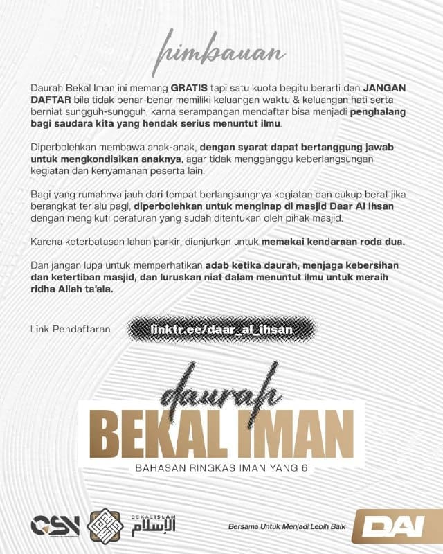 *DAUROH KITAB* _Bandung Timur_Dengan Tema :*AKIDAH SALAF Ahlus Sunnah Wal Jama’a…