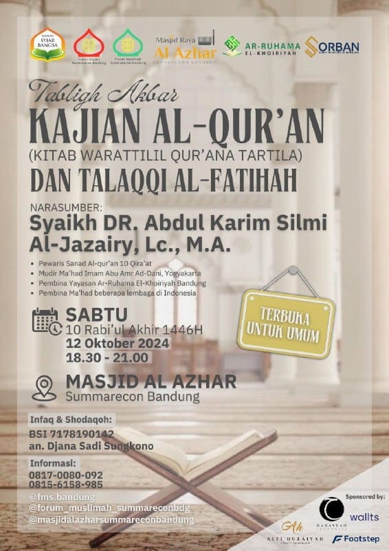 Bismillah.. Hadirilah..*TABLIGH AKBAR**”TERBUKA UNTUK UMUM”* Bersama:*”SYEKH DR….