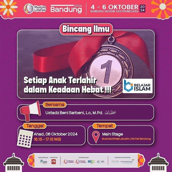 _Bismillah…_Pemateri: *Ustadz Beni Sarbeni, Lc. Hafizhahullah* *Pukul 16.15 WI…