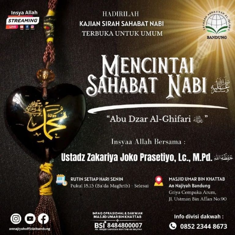 _Bismillah…_Pemateri : *Ustadz Zakariya Joko Prasetyo, Lc., M.Pd Hafizhahullah…