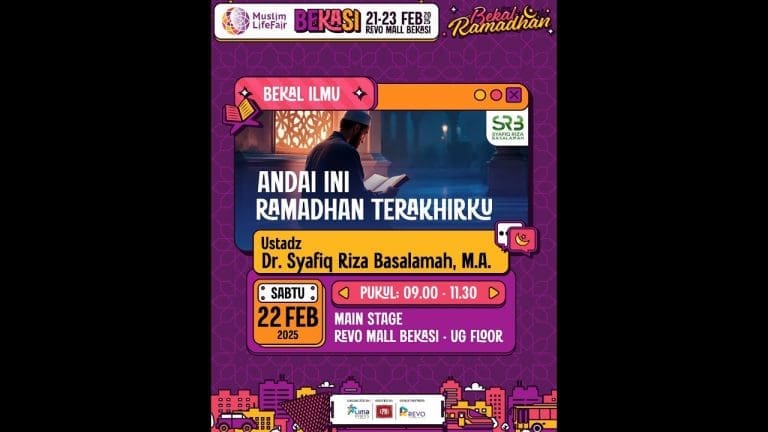(live tunda) Andai ini Ramadhan Terakhirku – Ustadz DR Syafiq Riza Basalamah, MA (live tunda) Andai ini Ramadhan Terakhirku – Ustadz DR Syafiq Riza Basalamah, MA