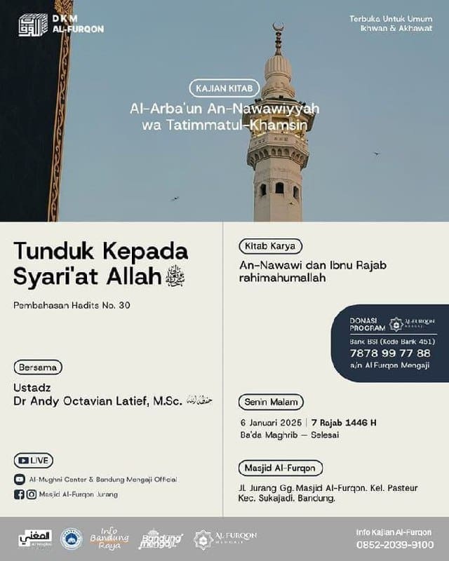 _Bismillah…_Pemateri : *Ustadz Dr. Andy Octavian Latief, M.Sc Hafizhahullah* *… _Bismillah…_Pemateri : *Ustadz Dr. Andy Octavian Latief, M.Sc Hafizhahullah* *…