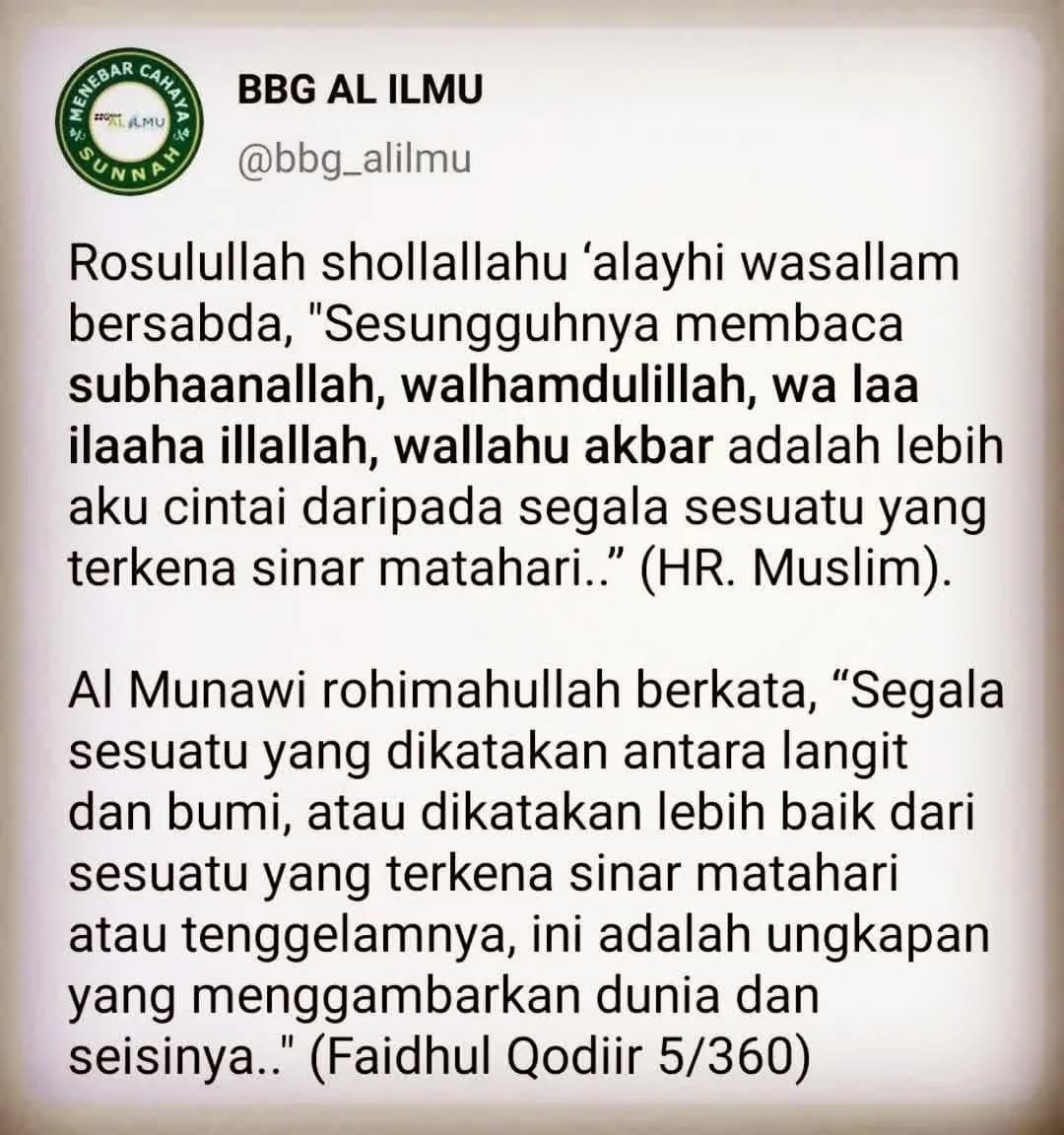 perbanyak dzikir setiap saat