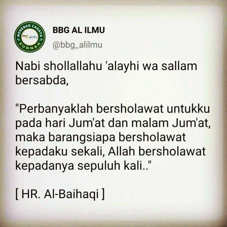 MALAM JUM’AT : 2 JUMADAL UULA
mari perbanyak membaca sholawat di malam Jum’at d… MALAM JUM’AT : 2 JUMADAL UULA
mari perbanyak membaca sholawat di malam Jum’at d…