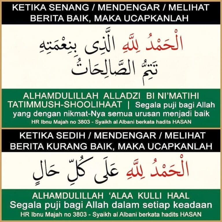 alhamdulillah alladzii bini’matihi tatimmush-shoolihaat
semoga Allah menjaga ki… alhamdulillah alladzii bini’matihi tatimmush-shoolihaat
semoga Allah menjaga ki…