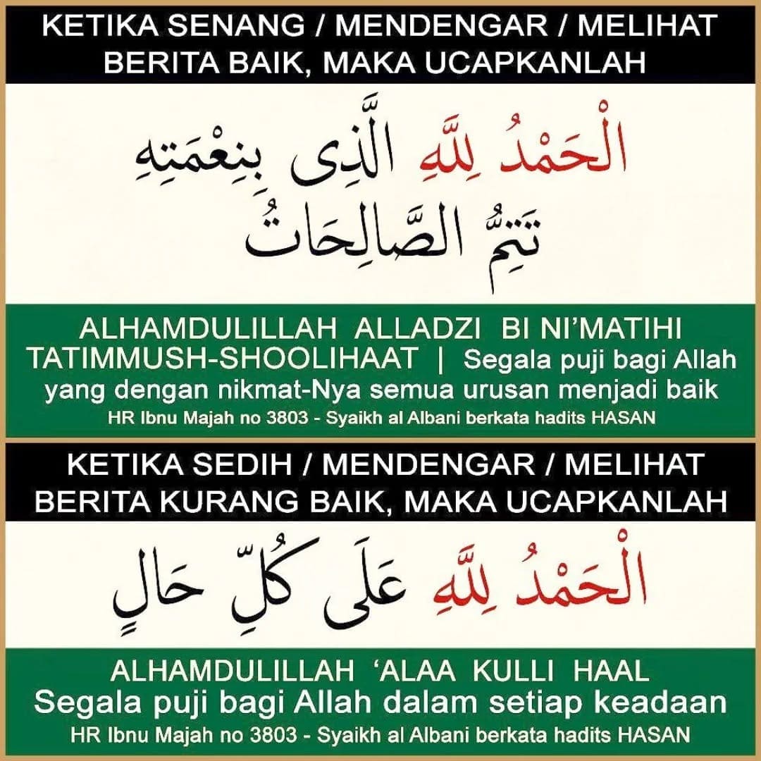 alhamdulillah alladzii bini’matihi tatimmush-shoolihaat

semoga Allah menjaga ki…