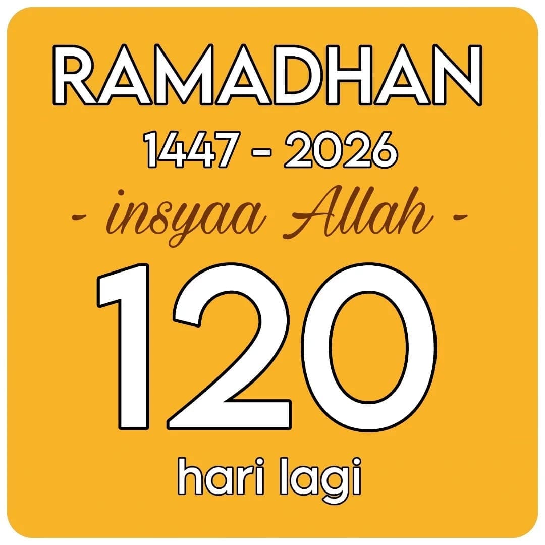 malam kamis – 1 jumadal uula 1447

4 bulan lagi insyaa Allah